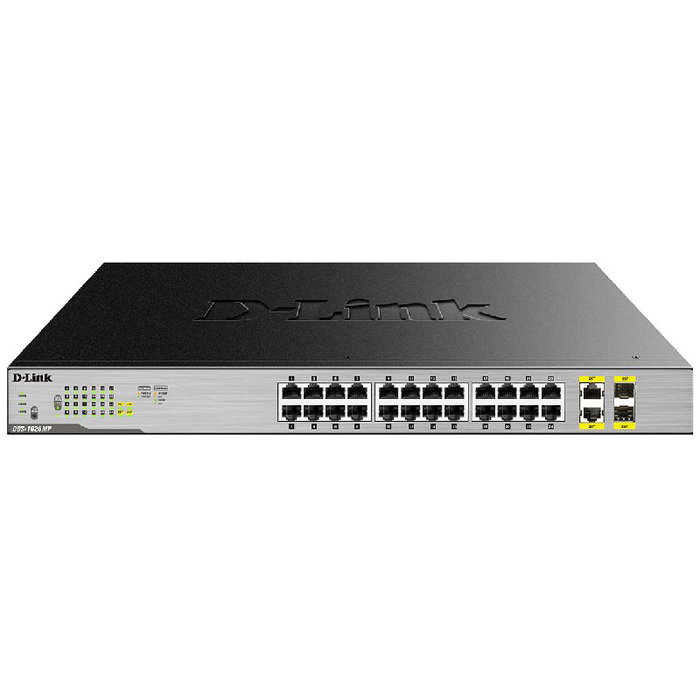 D-Link DGS-1026MP Switch de 26 puertos PoE+ Gigabit con puertos combo SFP